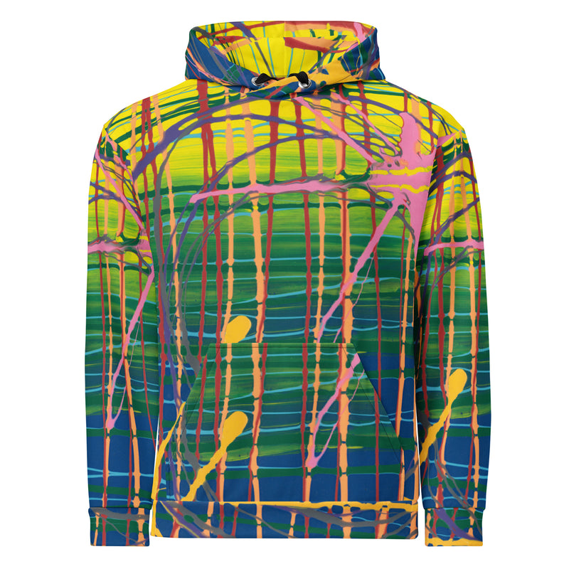 Abstract Art Pull Over Hoodie